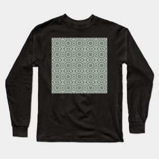 Orchid Mezzotint Intaglio Kaleidoscope pattern 23 Long Sleeve T-Shirt